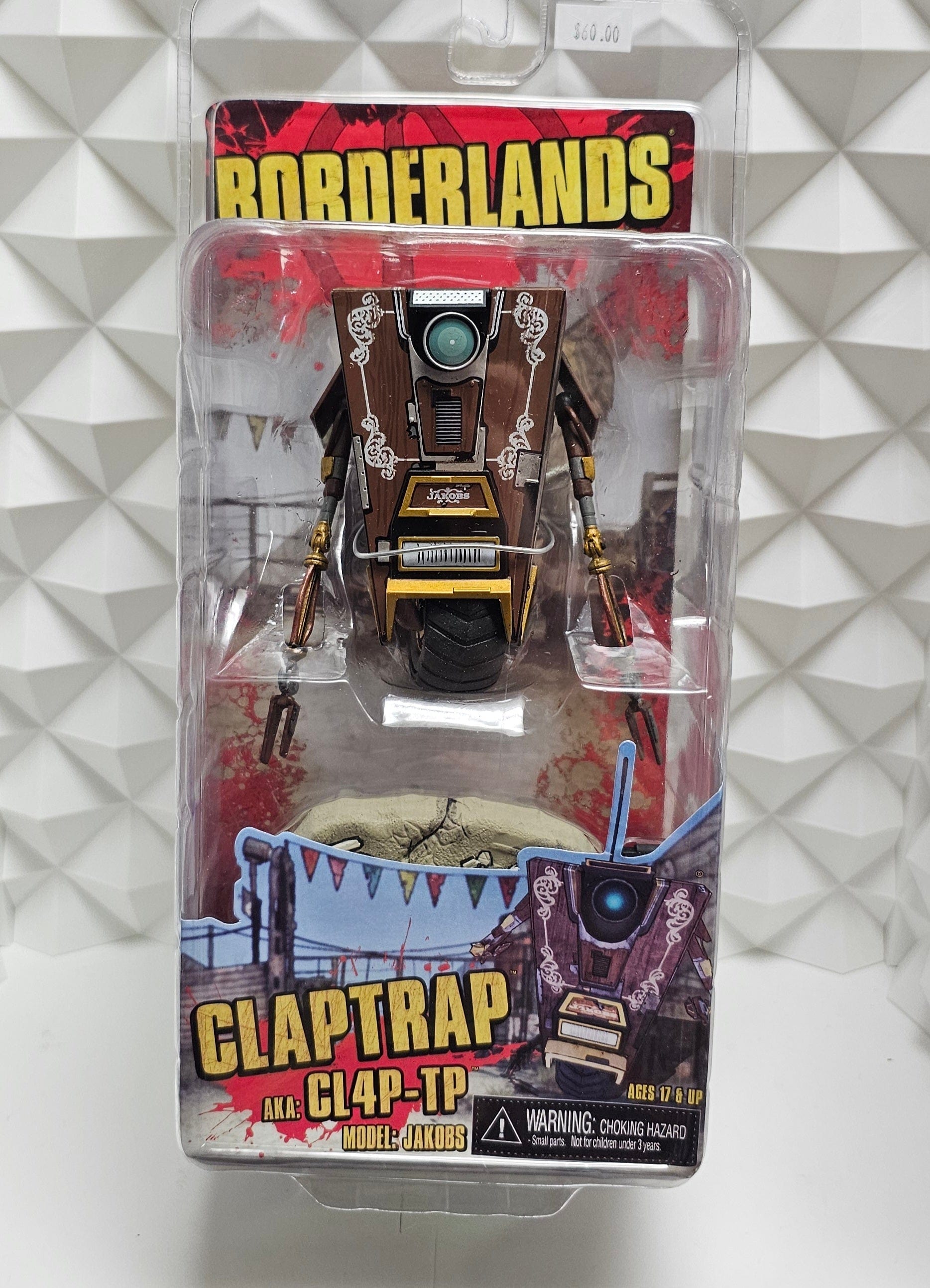 NECA Borderlands: Claptrap (Jakobs Model) Action Figure - Vault 82