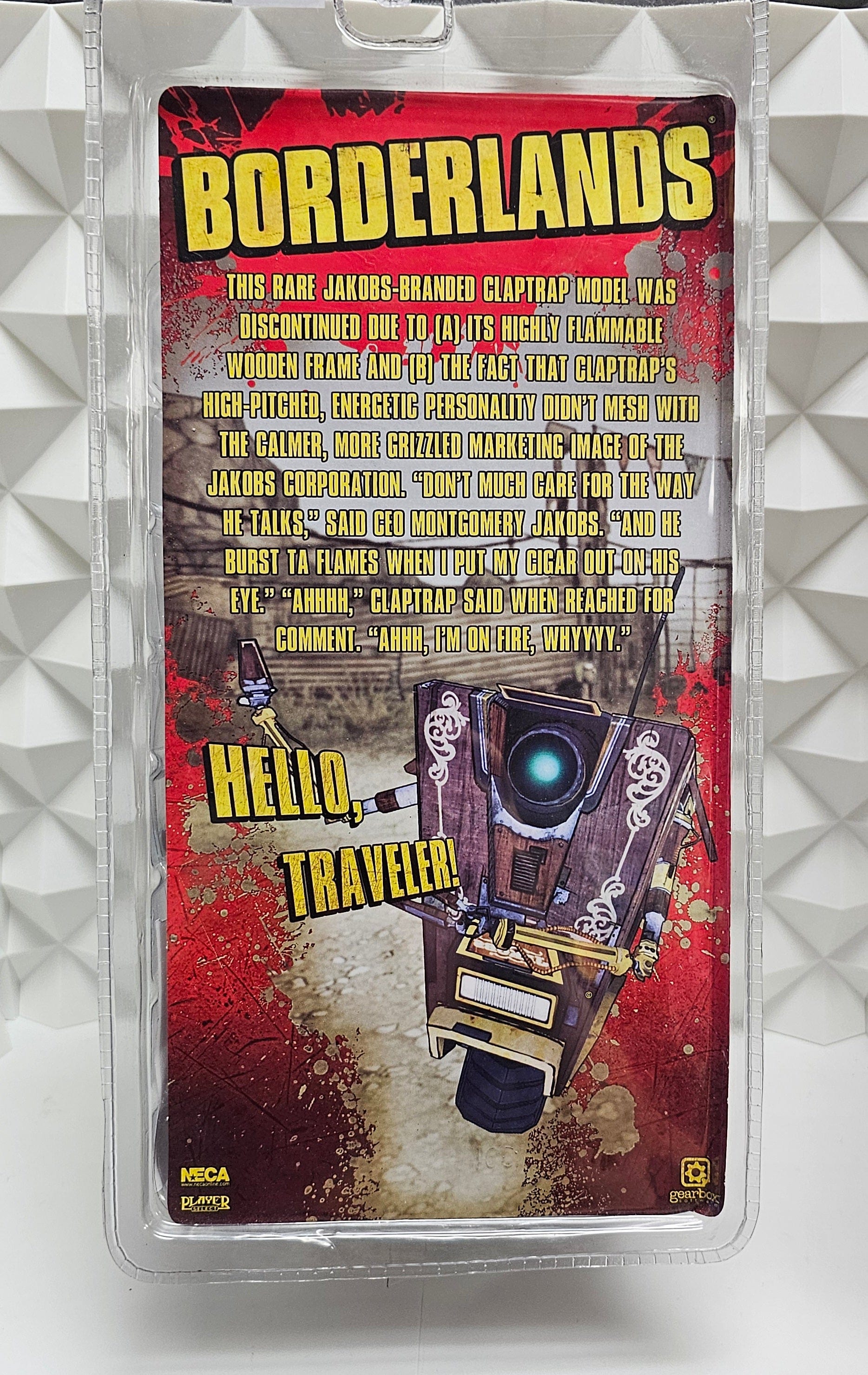 NECA Borderlands: Claptrap (Jakobs Model) Action Figure - Vault 82