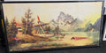 Red Rocket Gas Station and Crashed Spaceship Fallout - Inspired Panoramic Art Print by Tyler Smith - Vault 82