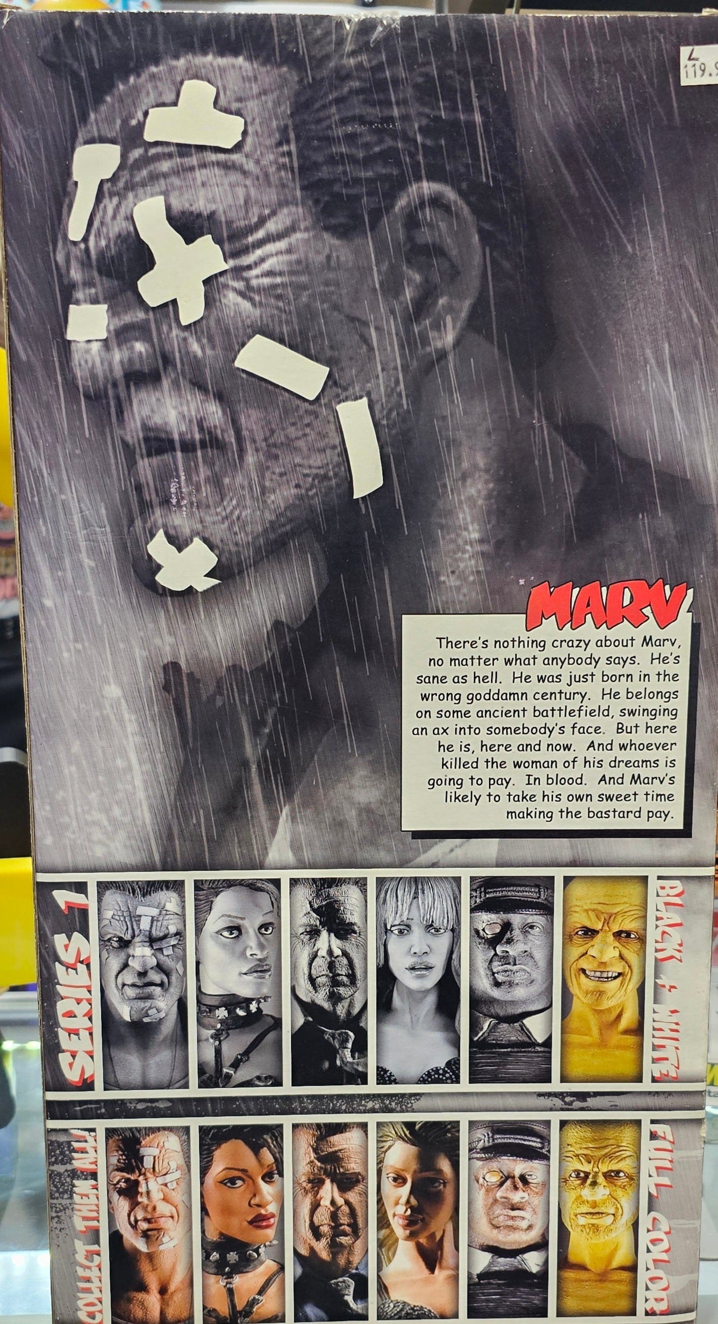 Sin City: Slim Marv Motion Activated Sound Action Figure - Vault 82