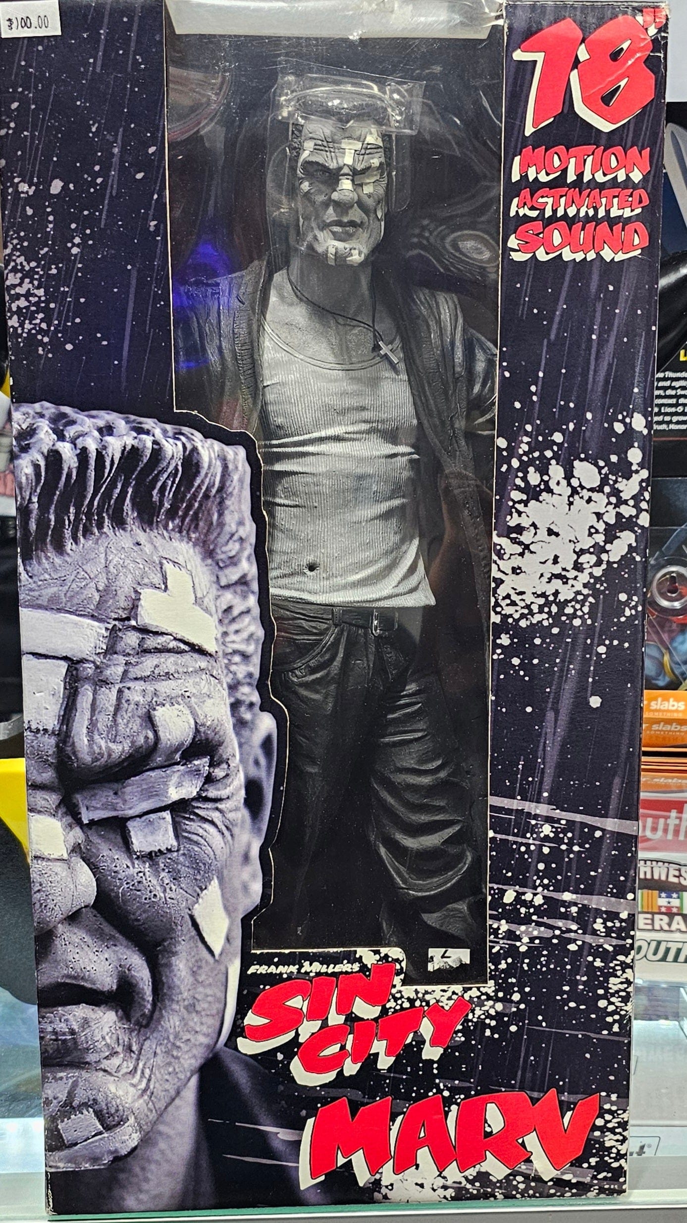 Sin City: Slim Marv Motion Activated Sound Action Figure - Vault 82