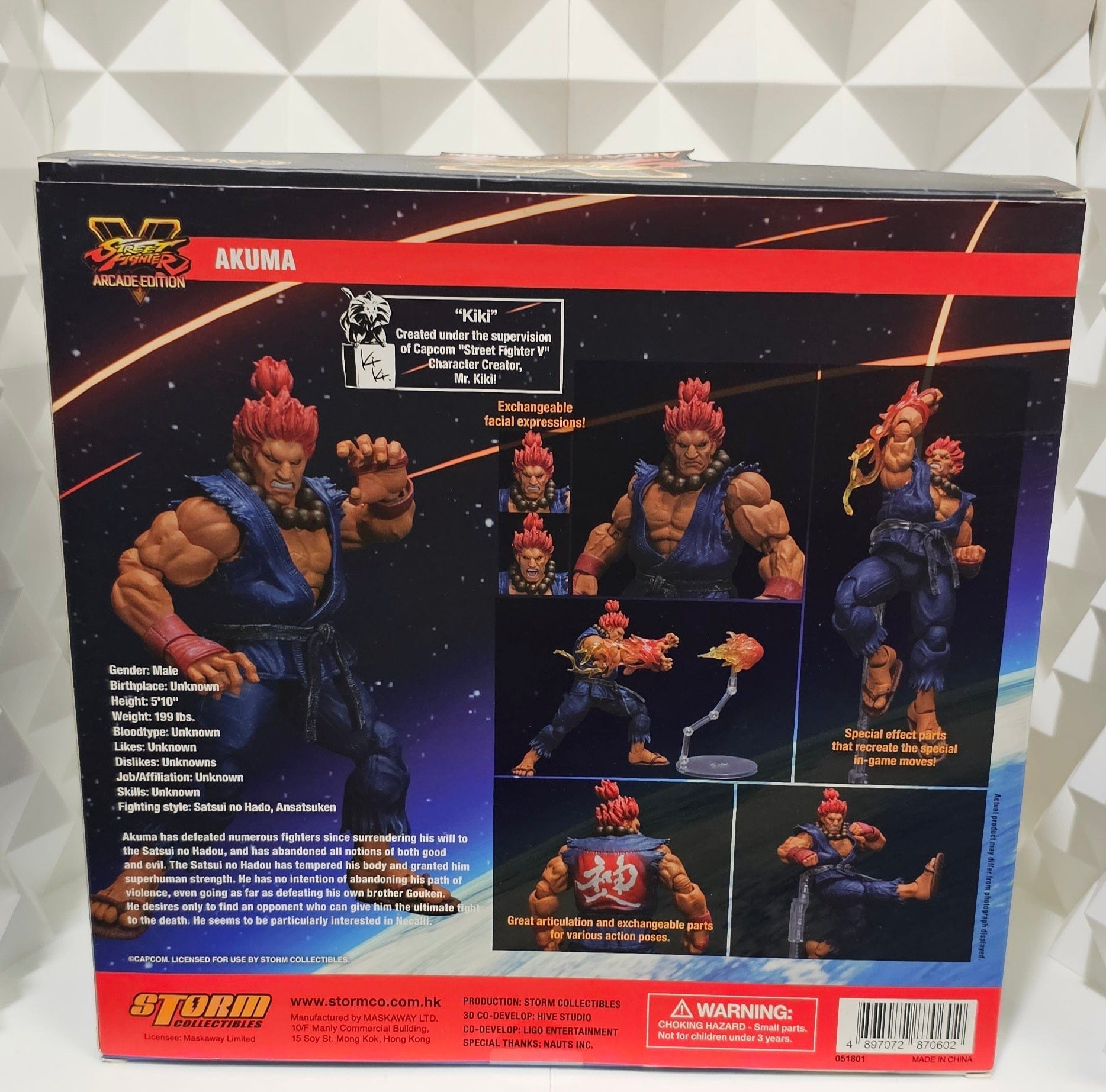 Street Fighter - Storm Collectibles Street Fighter V Arcade Edition Akuma (Nostalgic Costume) Action Figure - Vault 82