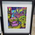 Thanos & Villains Psychedelic / Monster - Style Fan Art Print by Rob Sacchetto - Vault 82