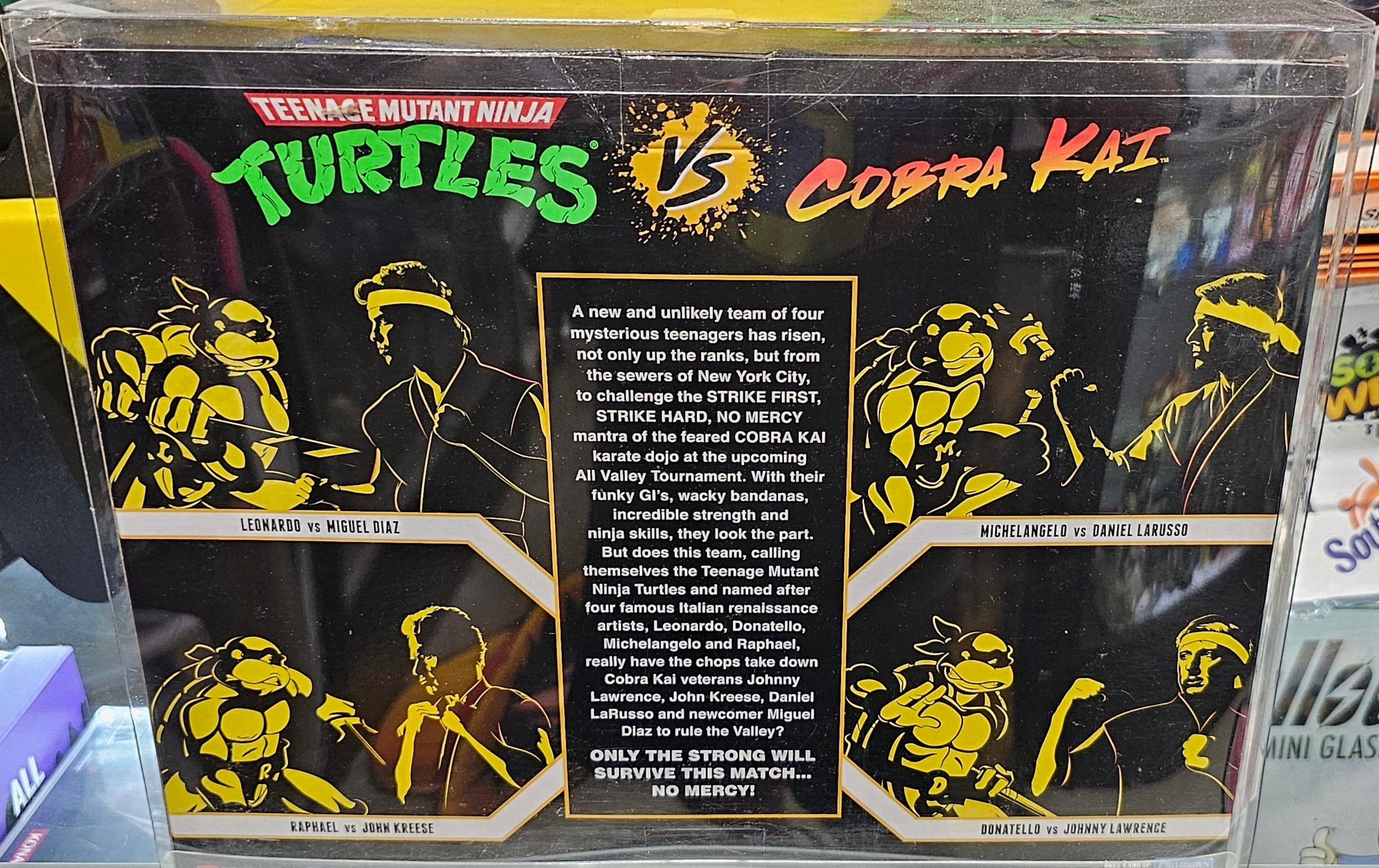TMNT VS. Cobra Kai: Leonardo VS. Miguel Diaz Action Figure - Vault 82