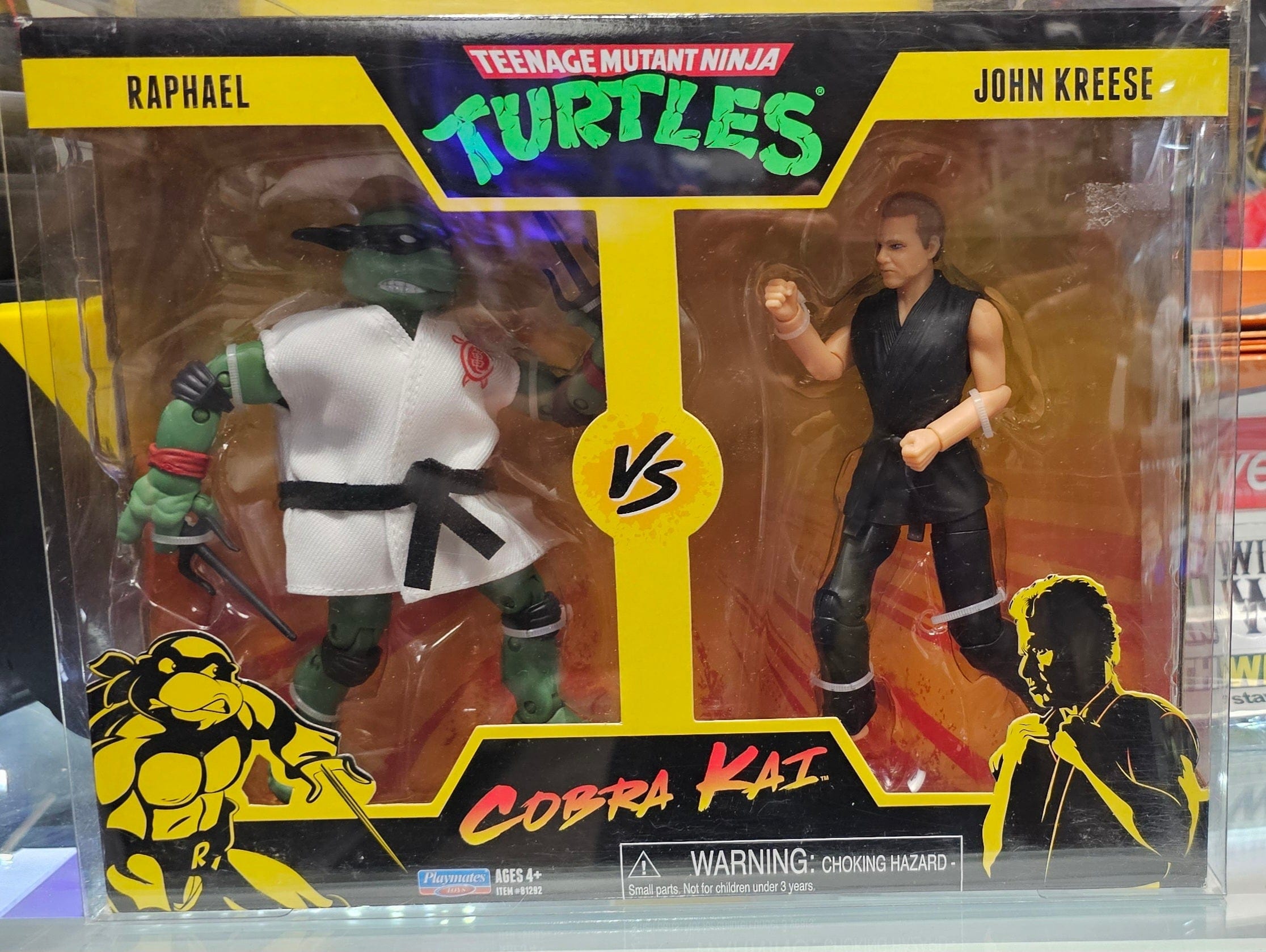 TMNT VS. Cobra Kai: Raphael VS. John Kreese 2 - Pack Action Figures - Vault 82