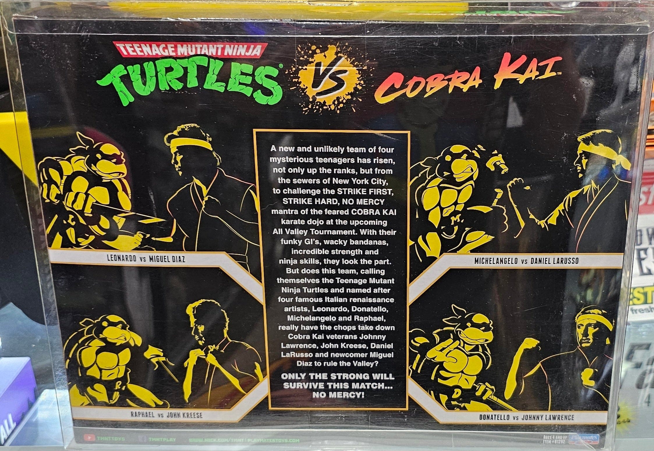TMNT VS. Cobra Kai: Raphael VS. John Kreese 2 - Pack Action Figures - Vault 82